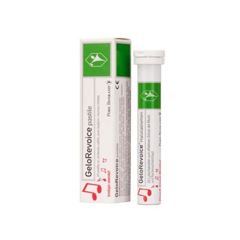 GeloRevoice lozenged for hoarseness and irritated throat
