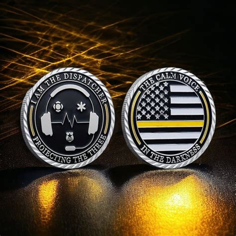 911 Dispatcher Challenge Coin Etsy