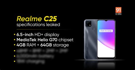 Realme C25 specifications, design, colour options, and more revealed ...