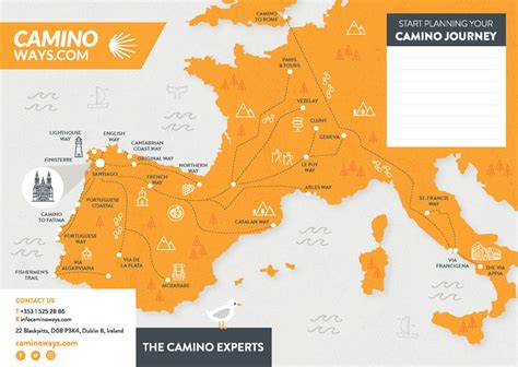 Camino De Santiago Map Plan Your Camino Caminoways