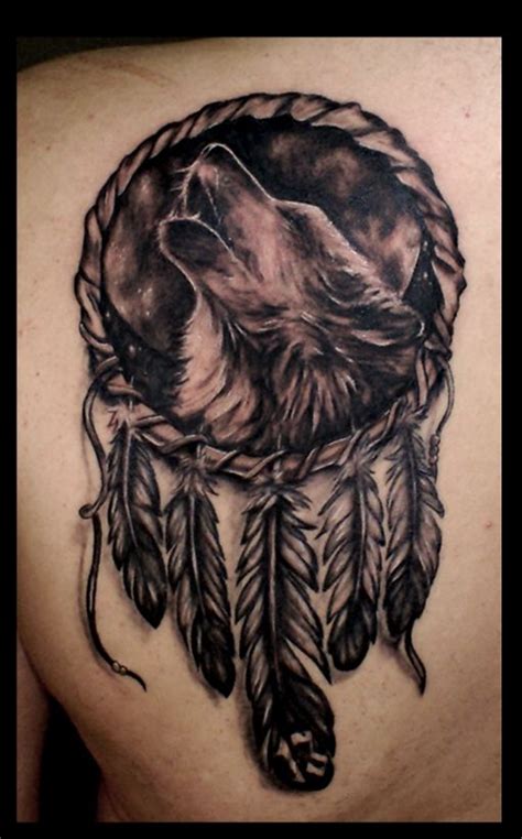 Dream Catcher By Eminimal On Deviantart Wolf Tattoos Sleeve Tattoos