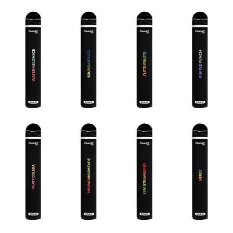 Cleanaf Cbd Max Disposable Vape Kit 1500 Puffs 500mg Vapesourcing