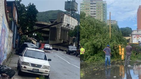 Lluvias causan estragos en la parroquia El Paraíso, en Caracas (Fotos y videos)