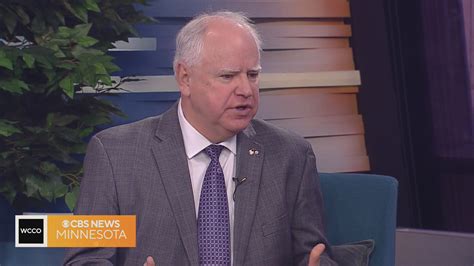 Gov Tim Walz Talks Bidens Visit New Minnesota Flag