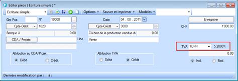 Aide Topal Comptabilité Décompte TVA selon la méthode du taux de la