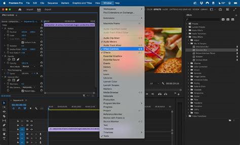 How To Open Use The Effects Control Panel In Premiere Pro Envato Tuts