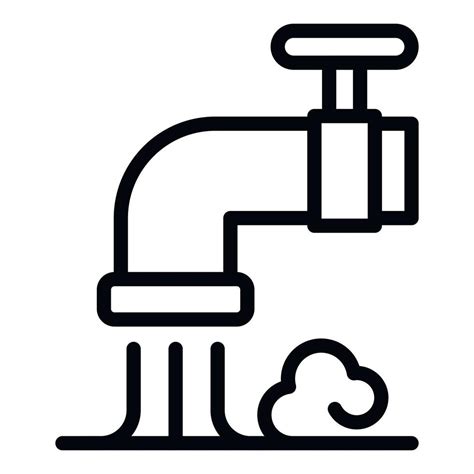 Water Tap Icon Outline Style 15367999 Vector Art At Vecteezy