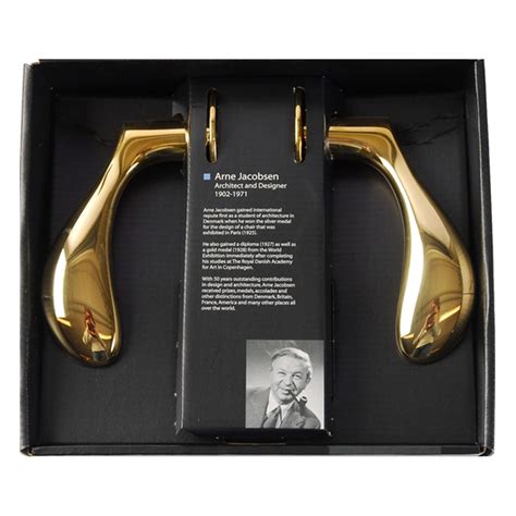 Arne Jacobsen Door Handle AJ111 Lever Handle Brass Large Model