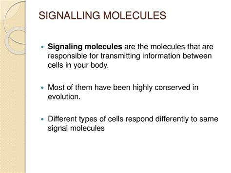 Signaling molecules