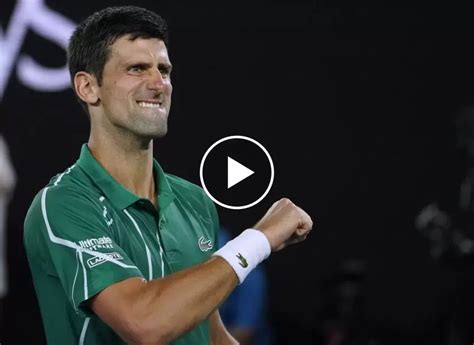 Novak Djokovic Against The Chair Umpire During The Final