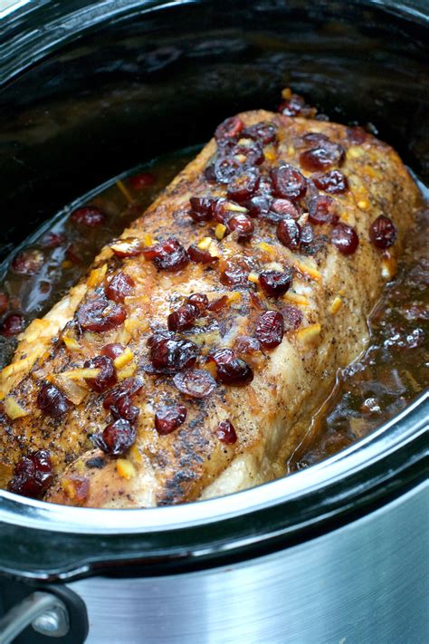 Cranberry Orange Pork Roast What The Forks For Dinner Recipe Pork Crockpot Recipes Pork