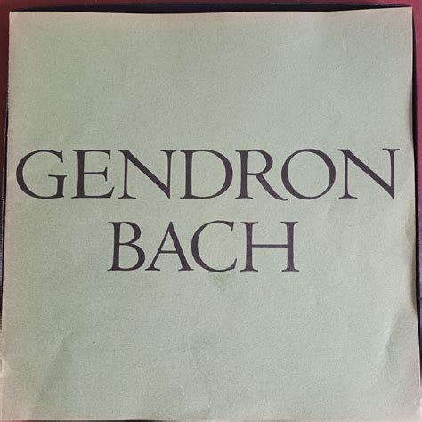 Philips A 0239799 L 3 Lp Js Bach Cello Suites 1 6 Maurice Gendron No Box Nm Ebay