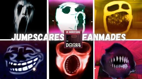 Roblox Doors Todos Los Jumpscares Fanmades Remnant Fragmented Fear