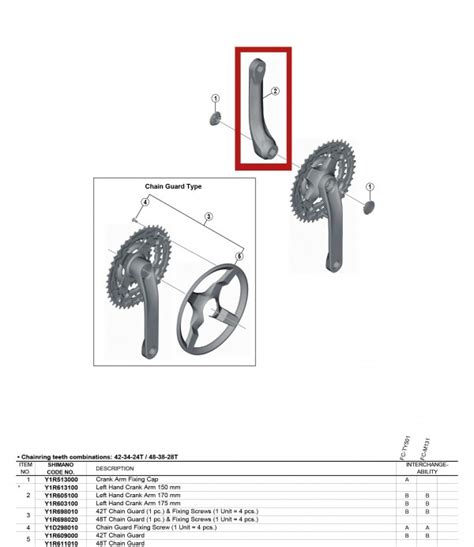 Brat Stanga Pt Angrenaj Shimano Fc Ty Mm Negru