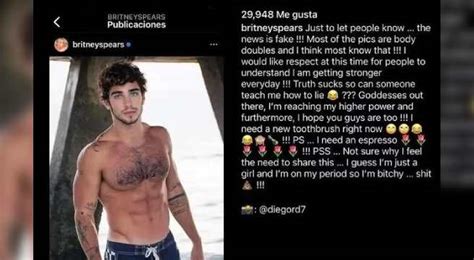 Britney Spears Publica En Sus Redes Sociales Foto De Modelo Peruano Y