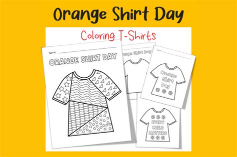 Orange Shirt Day Writing Templates Graphic By Vivianrobertson Rb