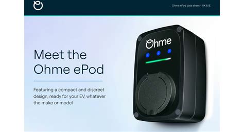 Ohme EPod EV Charger