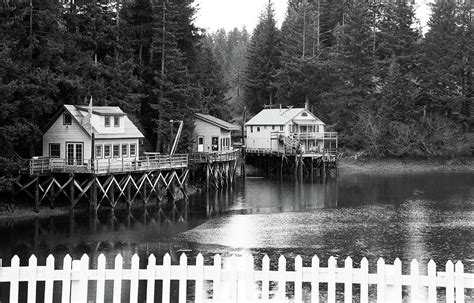 Historic Boardwalk Area Homes Seldovia Alaska Photograph By Timothy