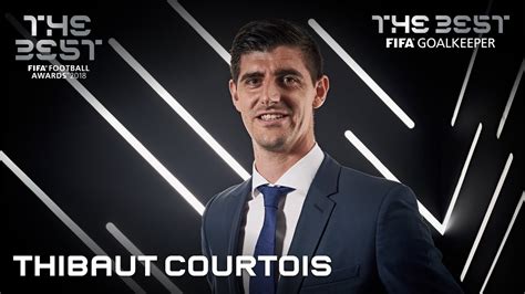 Thibaut Courtois Reaction The Best FIFA Goalkeeper 2018 YouTube