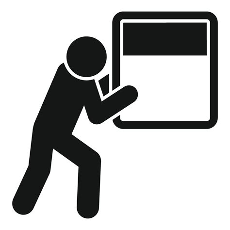 Person Evacuation Icon Simple Vector Exit People Vector Art