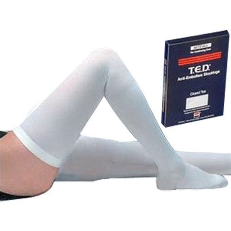 Covidien Kendall Closed Toe Thigh Length Ted Anti Embolism Stockings