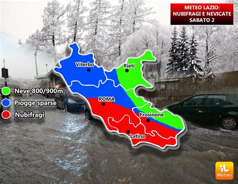 Meteo Italia Sabato Piogge Forti Sul Lazio Neve A Bassa Quota