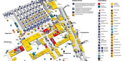 Munich train station map - Munich central station map (Bavaria - Germany)