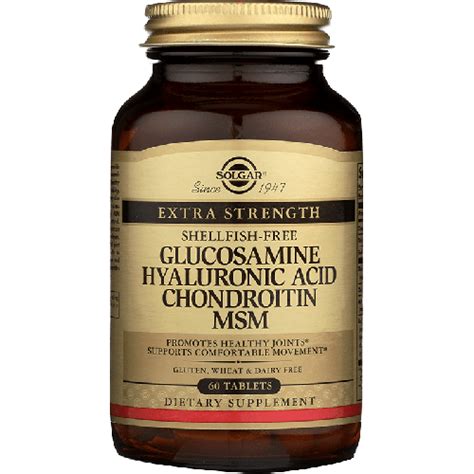 Glucosamine Hyaluronic Acid Chondroitin Msm Extra Strength