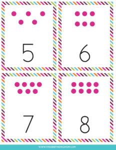 Free Number Flashcards Printable 1-20 (PDF Downloads)