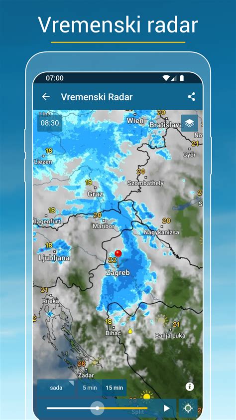 Vrijeme Radar Za IOS I Android