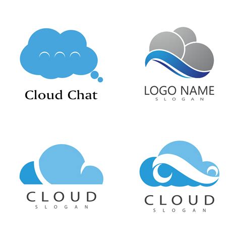 Cloud illustration logo vector flat design 16700781 Vector Art at Vecteezy