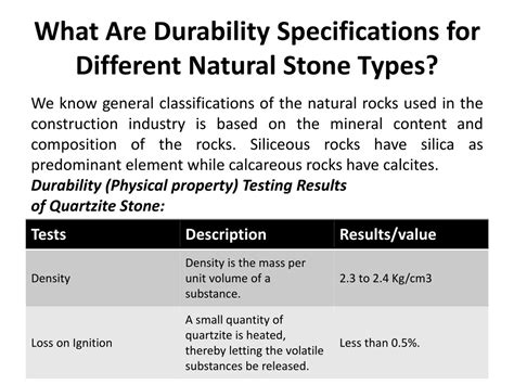 PPT - The durability of natural stone - a detailed guide PowerPoint