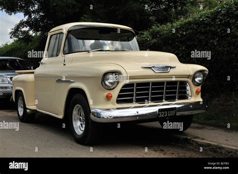 1955 Chevy 3100 Stepside Pickup Truck Stock Photo Alamy