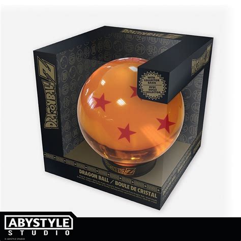 DRAGON BALL Boule De Cristal 4 Toiles 75 Mm Socle