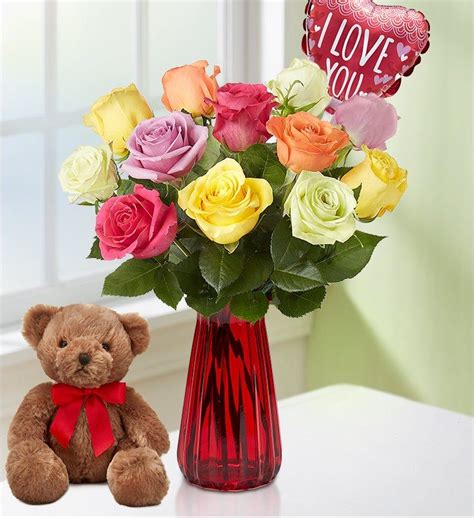 I Love You Assorted Roses | Roses express, Rose, Flower delivery