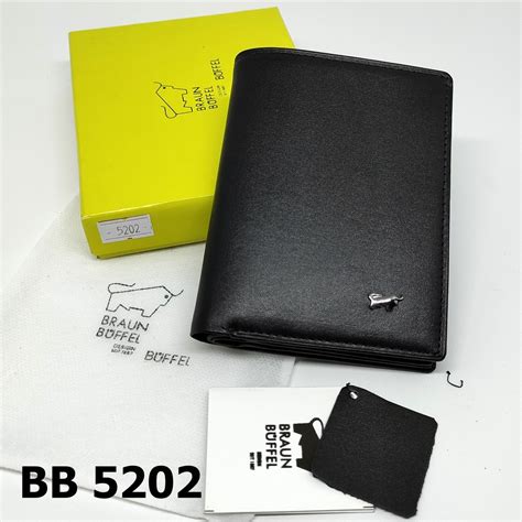 Jual Dompet Pria Braun Buffel Black Berdiri Kulit Import