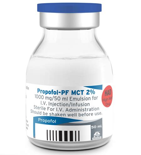 We Stand By Life Polifarma PROPOFOL PF MCT 2 1000 MG 50 ML