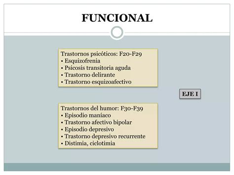 Los Trastornos Mentales De La Edad Adulta PPT Descarga Gratuita