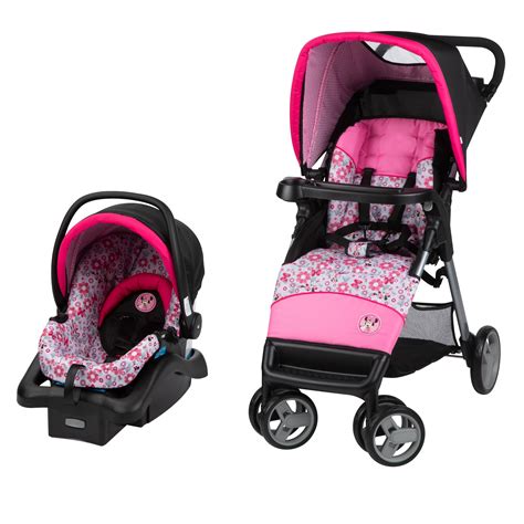 Disney Baby Simple Fold Lx Travel System Stroller Pink