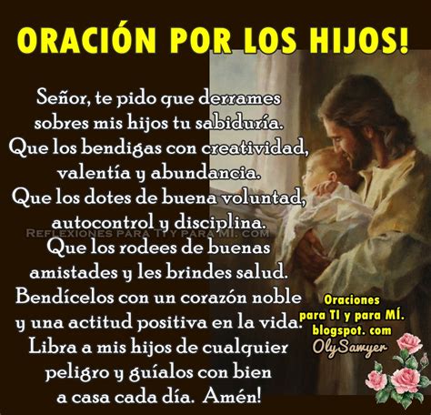 Oraciones Para Ti Y Para M Oraci N Por Los Hijos