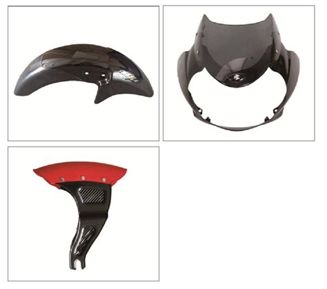 Motorcycle Plastic Body Parts Head Lamp Front Fender Bajaj Discover