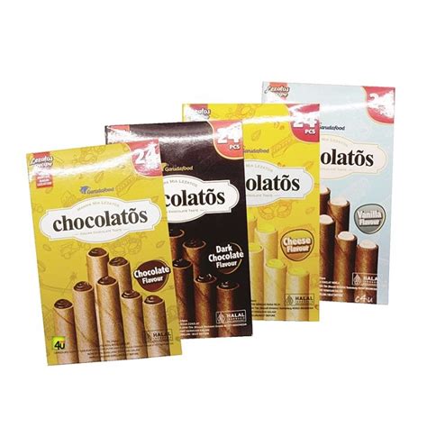 Chocolatos LONG Wafer Roll Isi 24 Pcs Lazada Indonesia