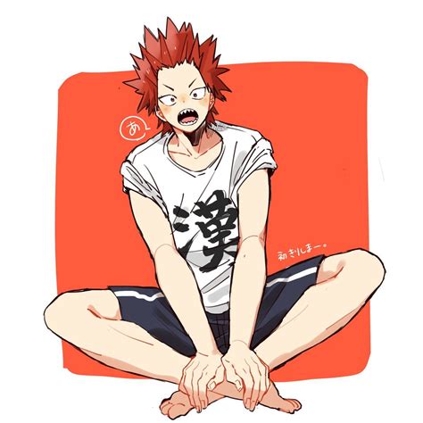 Kirishima Eijirou Kirishima Kirishima Eijirou Karakter Animasi