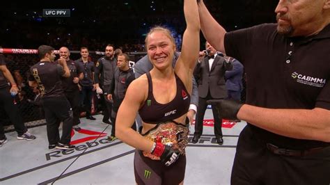 UFC Champ Ronda Rousey Goes Face-to-Face With Online Critics Video ...