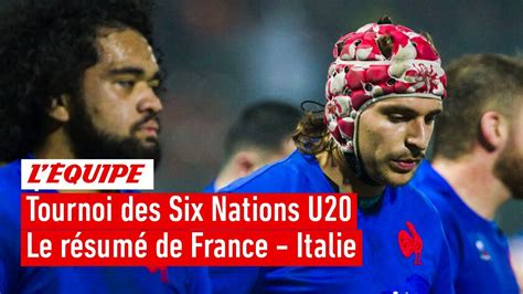 Le résumé de France Italie Rugby Tournoi U20 Allo Sport