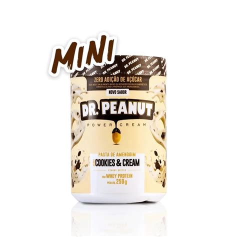 Pasta De Amendoim 250g Cookies Cream Whey Dr Peanut