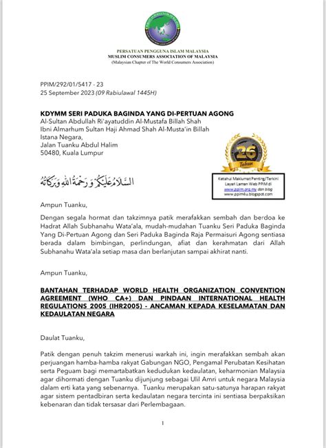 Ihr Isi Kandungan Perjanjian Who Bantahan Raykat Malaysia Fuh My