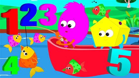 12345 Once I Caught A Fish Alive Numbers Song More Nursery Rhymes