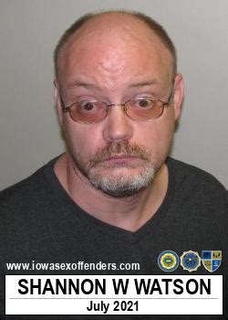 Shannon Wade Watson Sex Offender In Wapello IA IA
