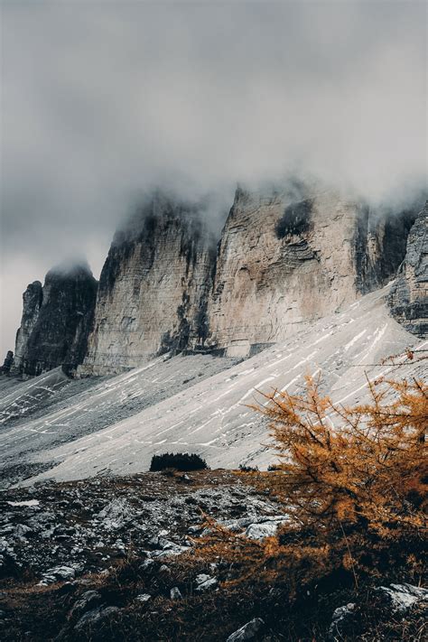 Fotos Gratis Nube Cielo Planta Monta A Paisaje Natural Nieve